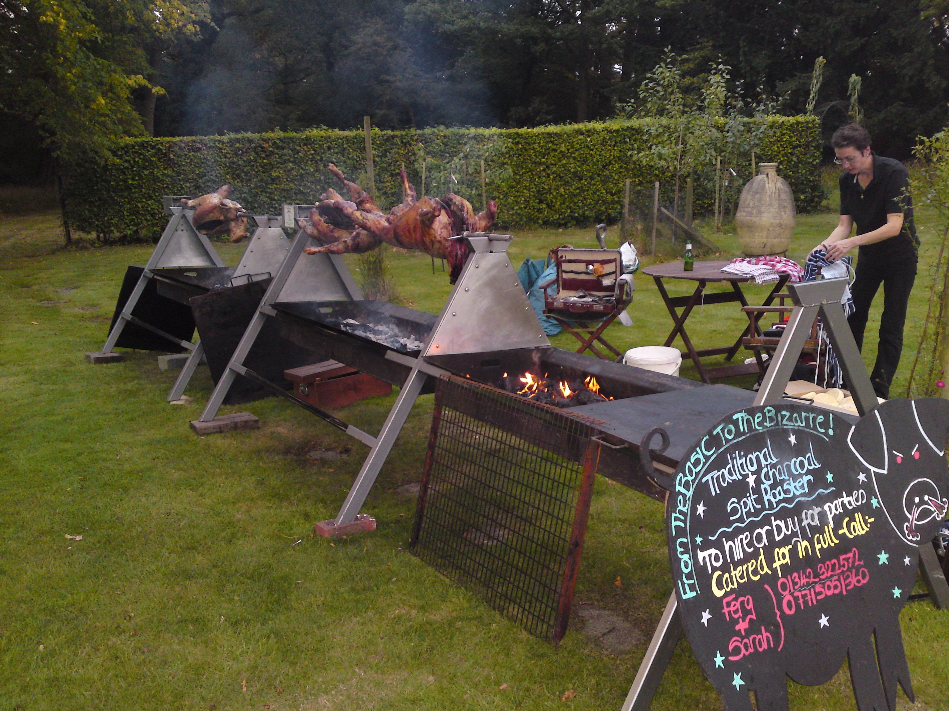 Spit roaster for hire